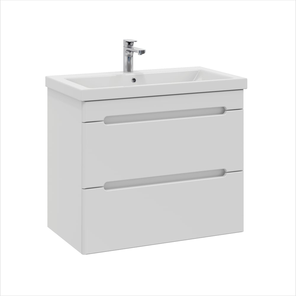 Изображение товара Тумба с раковиной RUVANN BRAVA 70 + Como 70 подвесная Т.BRAVA.П-70П-KIT-COM