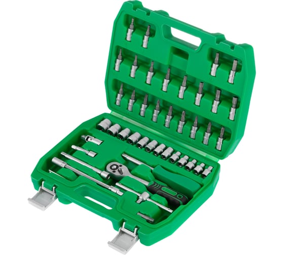 Изображение товара Набор инструментов INTERTOOL 46 шт, 1/4", Cr-V  ET-6046 ET-6046SP