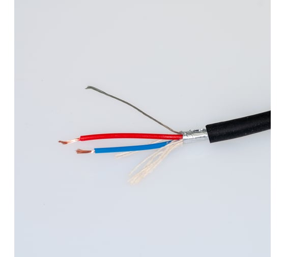 Изображение товара Кабель микрофонный Pro Legend 2х0,34мм², ø 6мм, 2 экрана, черный, 40м PL3141_40