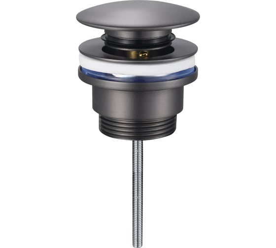 Изображение товара Донный клапан для раковины Tokito вороненая сталь TOK-SHI-64GM