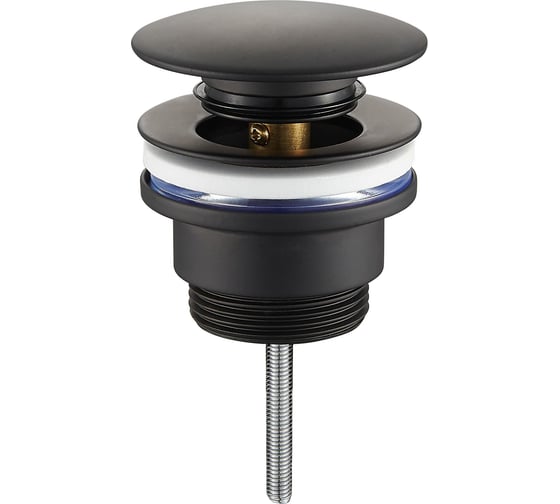 Изображение товара Донный клапан для раковины Tokito черный TOK-SHI-64BL