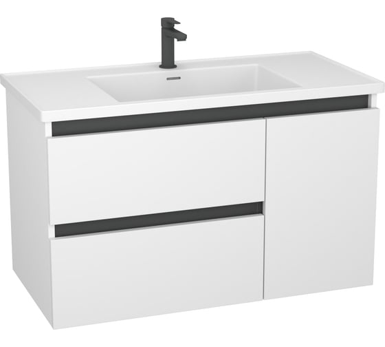 Изображение товара Тумба Veneciana Parino 100 белая, под умывальник Parma 100 510039