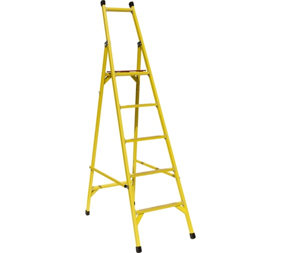 Изображение товара Стремянка стеклопластиковая диэлектрическая с симметричной опорой ООО "ЛУЧ" ССС-2,5-Ф40П