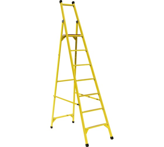 Изображение товара Стремянка диэлектрическая стеклопластиковая с симметричной опорой ООО "ЛУЧ" ССС-3,2-Ф55П