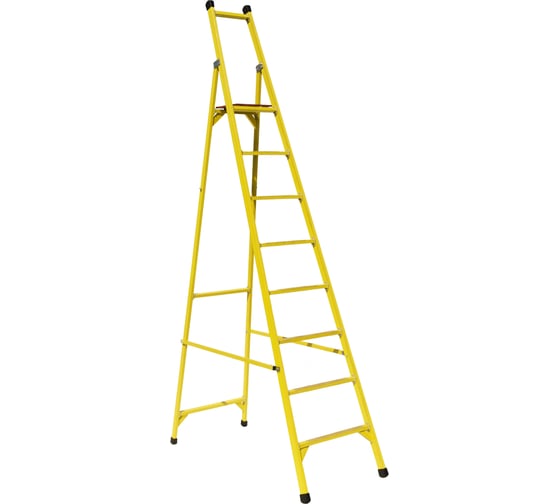 Изображение товара Стремянка стеклопластиковая диэлектрическая с симметричной опорой ООО "ЛУЧ" ССС-3,5-Ф55П