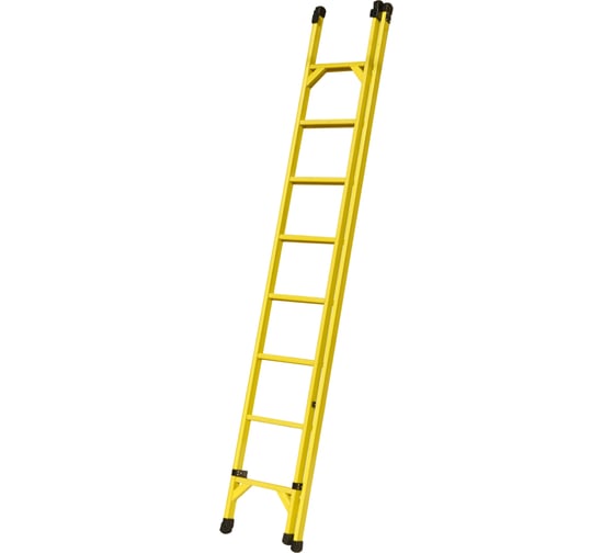Изображение товара Лестница диэлектрическая стеклопластиковая приставная ООО "ЛУЧ" раздвижная ЛСПР-5-К55П