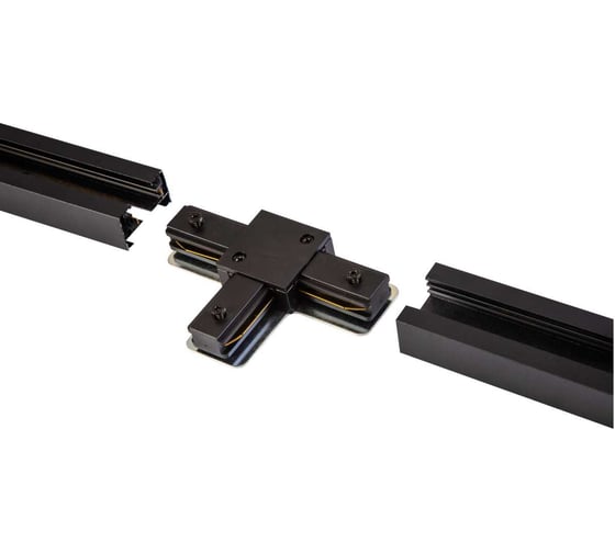 Изображение товара Трековый коннектор aax.tech  Т-образный для однофазной системы AAX-EVR1-T-Con-B