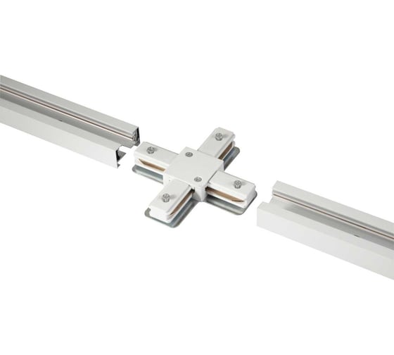 Изображение товара Трековый коннектор aax.tech  (адаптер для светильника) для однофазной системы AAX-EVR1-X-Con-W