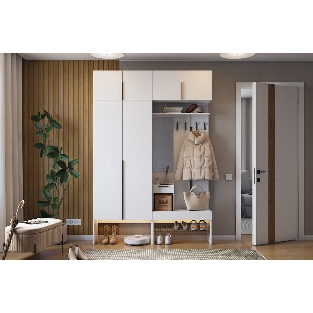 Изображение товара Прихожая Баско К5 белое дерево ИП Щербаков А.Н.