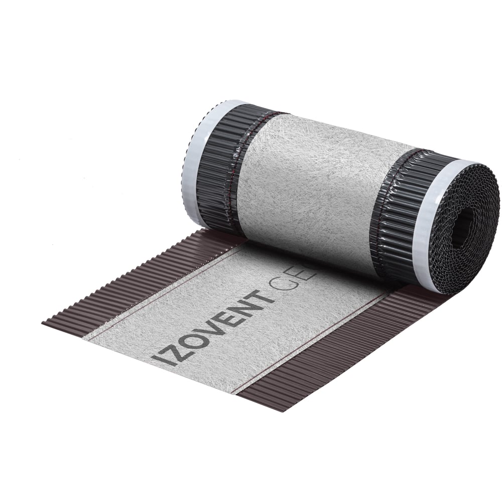 Изображение товара Аэроэлемент конька 4Roof IZOVENT GEO 5x0.380 м коричневый