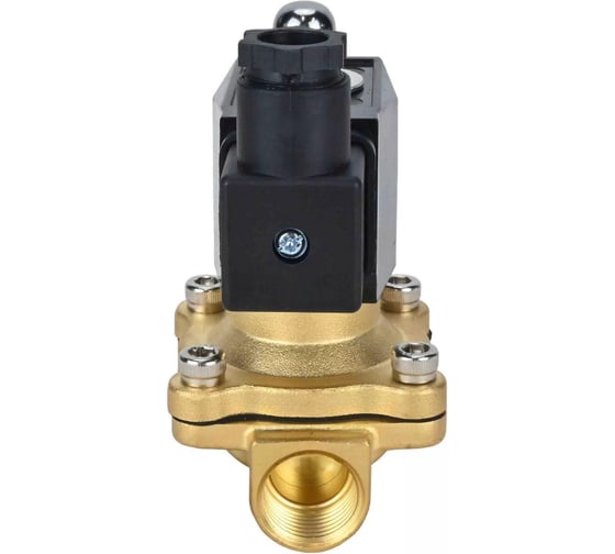 Изображение товара Клапан электромагнитный DN.ru VS2W-300E-NC Ду40 Ру10 двухходовой, латунь, EPDM, 24В AC D130-04382
