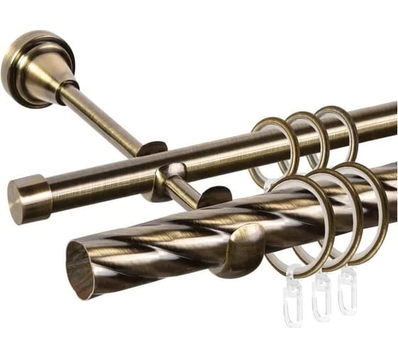 Изображение товара Карниз ООО АС Март метал. упак. Grace D25К/16Г Антик 1,8м 4812634009788