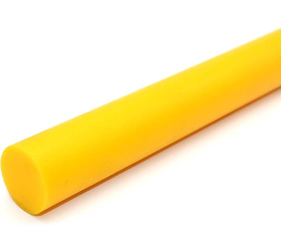 Изображение товара Полиуретан стержень EBF Ф 30 мм ШОР А95 (500 мм, 0.5 кг, жёлтый) Китай (шт) 4657804425698