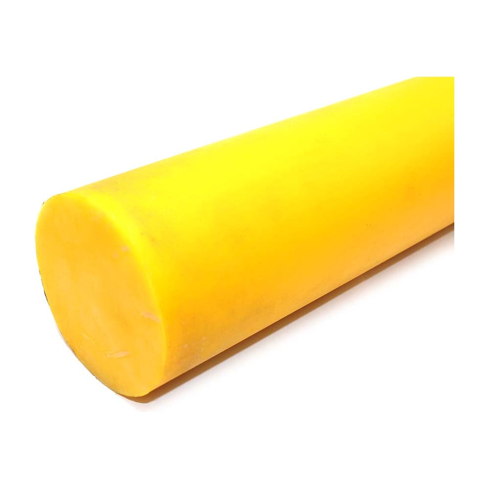 Изображение товара Полиуретан стержень EBF Ф 80 мм ШОР А95 (500 мм, 3.5 кг, жёлтый)