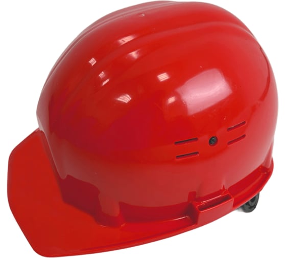 Изображение товара Каска строительная защитная SAMGRUPP красная, с храповым механизмом SR-109051001