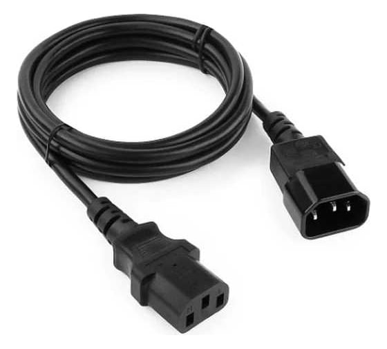 Изображение товара Удлинитель кабеля питания Retic IEC С14-С13, 0,75 мм² 10A 1,8 м RTC-PWC-C14-C13-3x0.75-1.8M