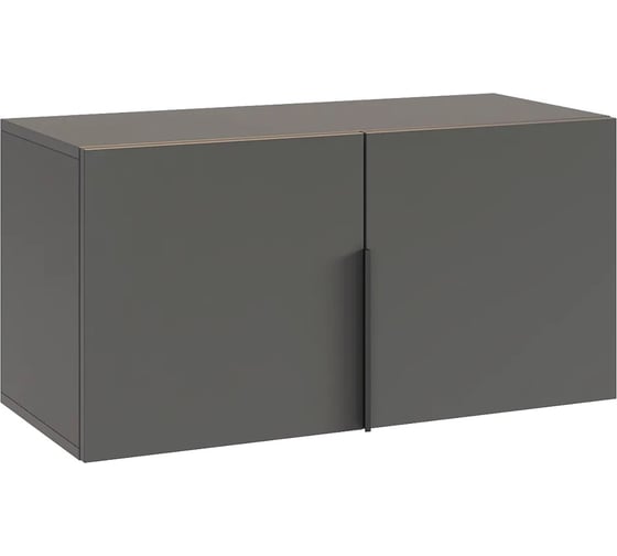 Изображение товара Двухдверная антресоль ИП Щербаков А.Н. L800 Баско (графит) 173774.2125