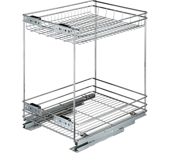 Изображение товара Корзина MF 400мм 2-уров. 475x345x510мм, с доводчиком 10854v