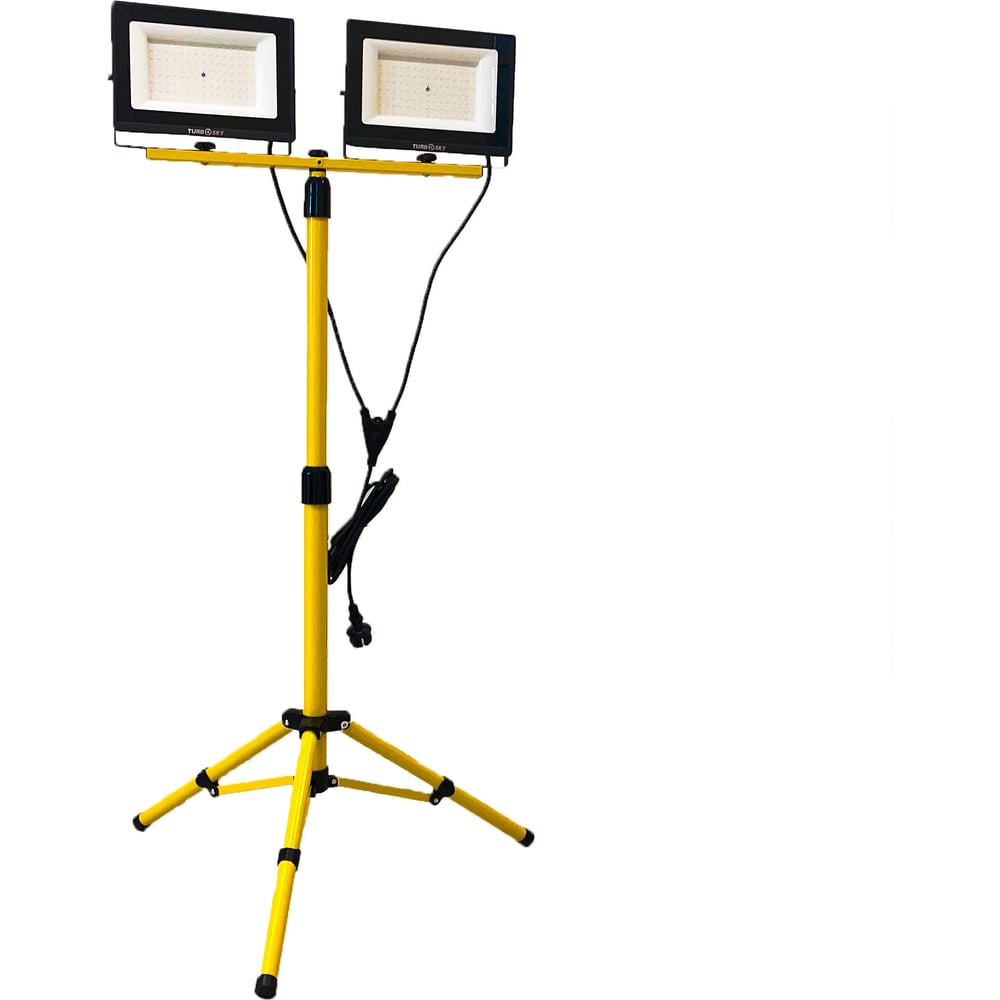Изображение товара Прожектор стротельный со штативом Turbosky 100W 446 для наружного освещения
