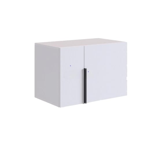 Изображение товара Двухдверная антресоль ИП Щербаков А.Н. L600 Баско (белое дерево) 173624.2552