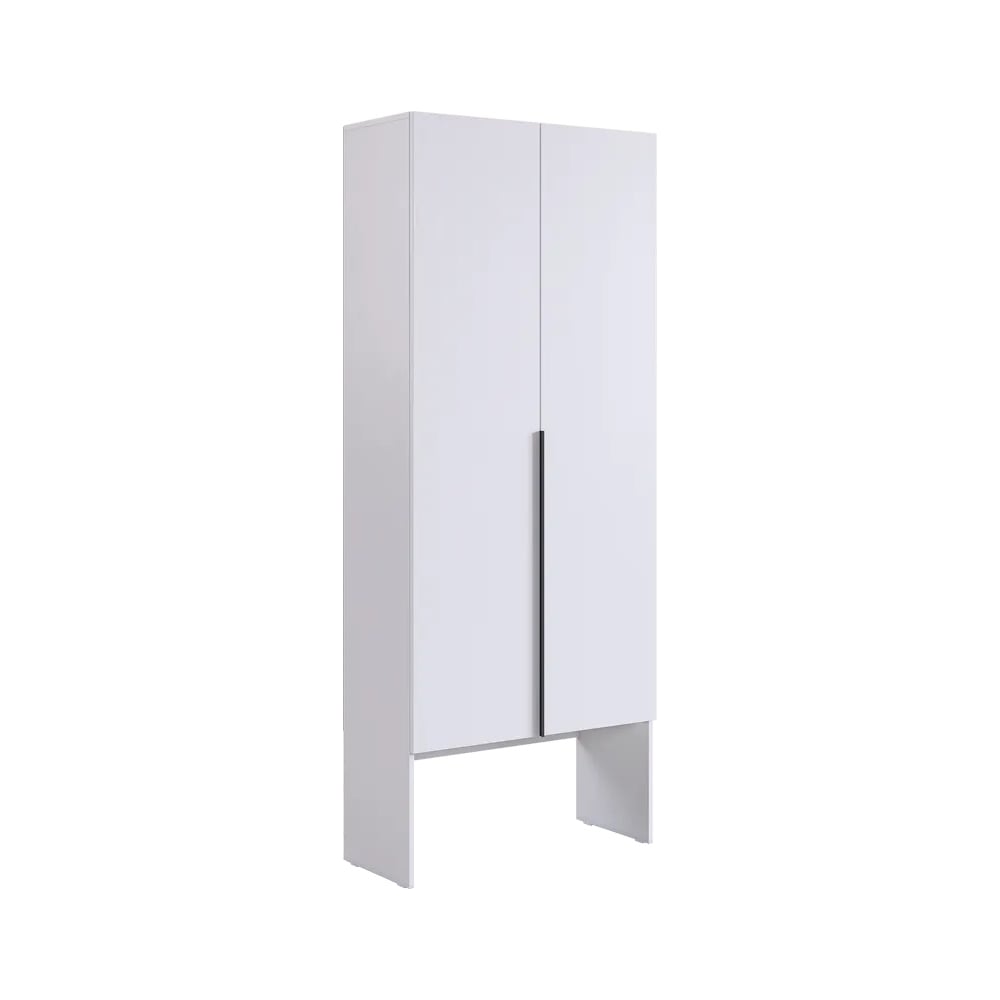 Изображение товара Двухдверный шкаф из ЛДСП ИП Щербаков L800 Баско белый