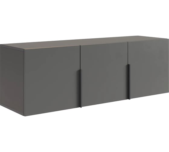 Изображение товара Трехдверная антресоль ИП Щербаков А.Н. L1200 Баско (графит) 173775.2125