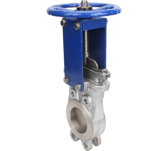 Изображение товара Задвижка шиберная односторонняя DN.ru 316-316-EPDM-1W-Fb-S Ду50, Ру10, штурвал, WENZ D040-08536