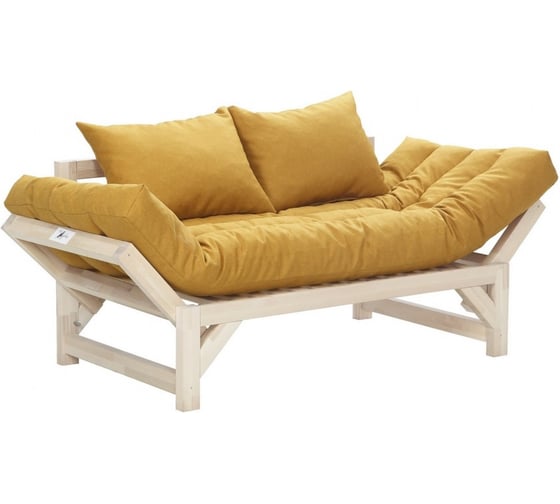 Изображение товара Диван Мебелик Бинго ткань savana plus yellow, каркас лак 9293