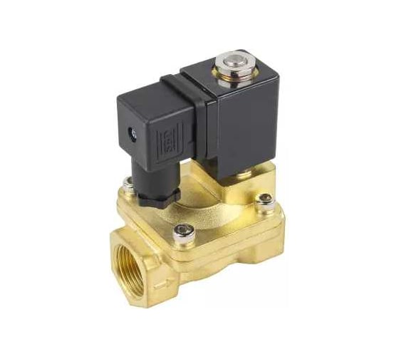 Изображение товара Клапан электромагнитный DN.ru VS2W-400V-PU-NC Ду10 Ру16 латунь, пилотный, VITON, 24В AC D130-04265