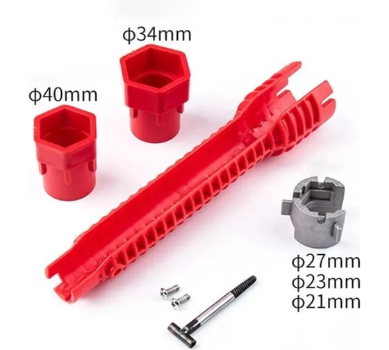 Изображение товара Многофункциональный гаечный ключ Vitatools 8 в 1, Ключ гаечный для ремонта сантехники KS-8-1