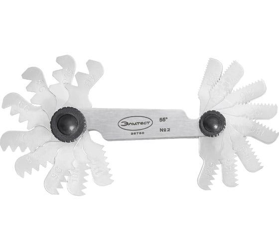 Изображение товара Набор резьбовых шаблонов Элитест №2 Д55 дюймовый 00154123