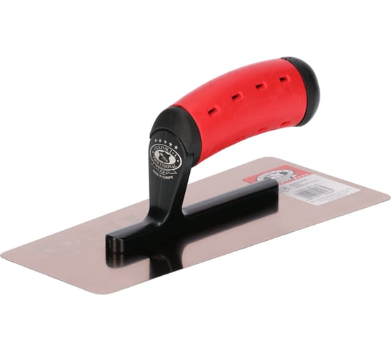 Изображение товара Гладилка Olejnik нерж. венецианская 240х110х90х0,65мм ручка двухкомп. 126524-MН2К 126524-MH2K 57134