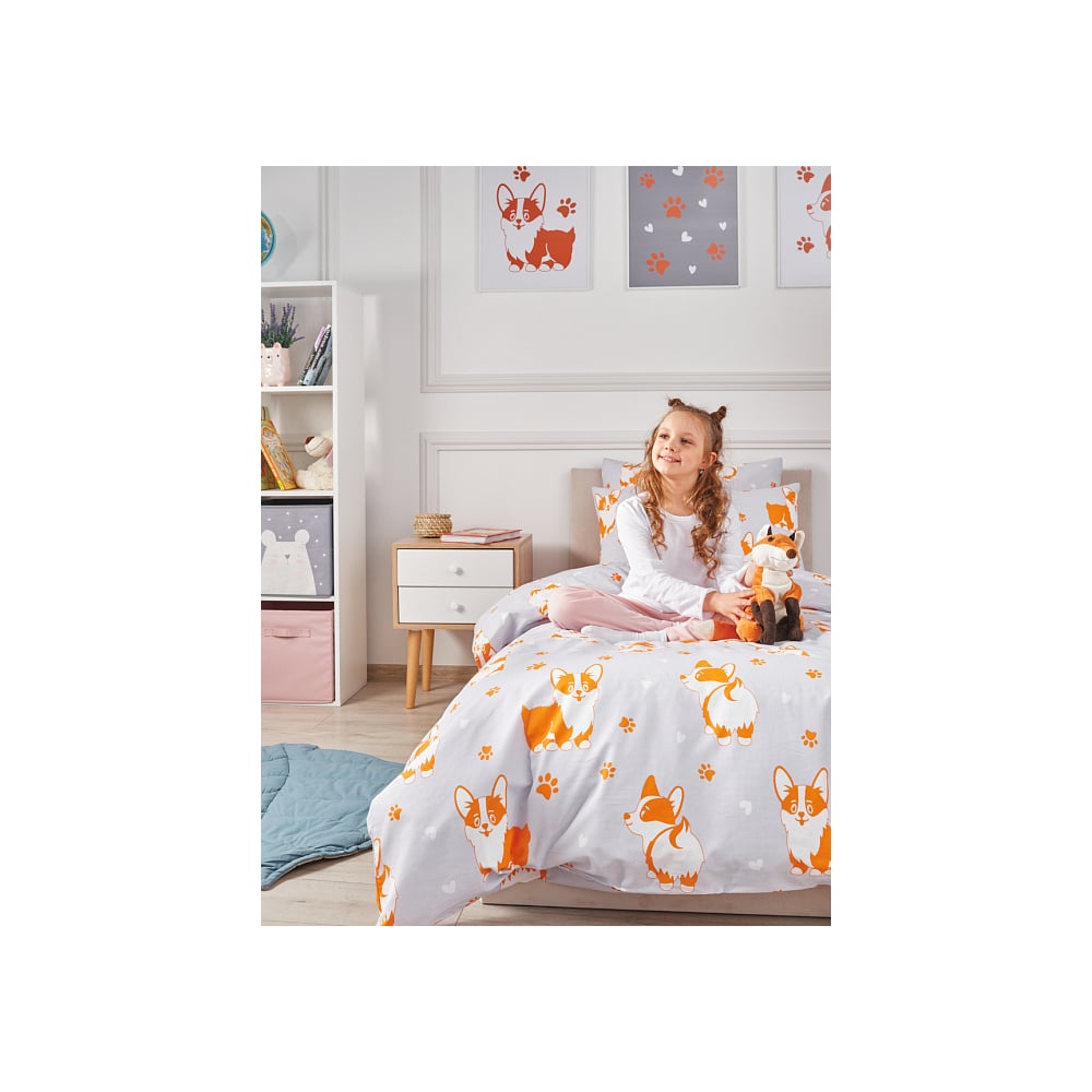 Изображение товара Комплект постельного белья Guten Morgen бязь с принтом Собачки