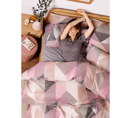 Изображение товара Комплект постельного белья Guten Morgen поплин, рис.1036, Cheviot Hills 1.5 спальное, с наволочкой, 70x70 см GMП-1036-143-150-70