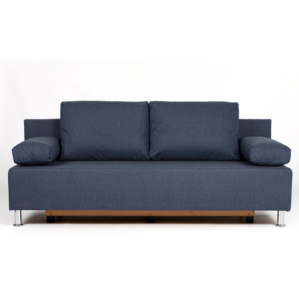 Изображение товара Диван-кровать Морис синий двуспальный механизм еврокнижка современный стиль