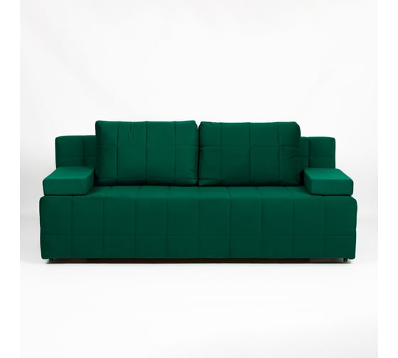 Изображение товара Диван-кровать Divan24 Вентура зеленый, механизм Еврокнижка, велюр 77400065
