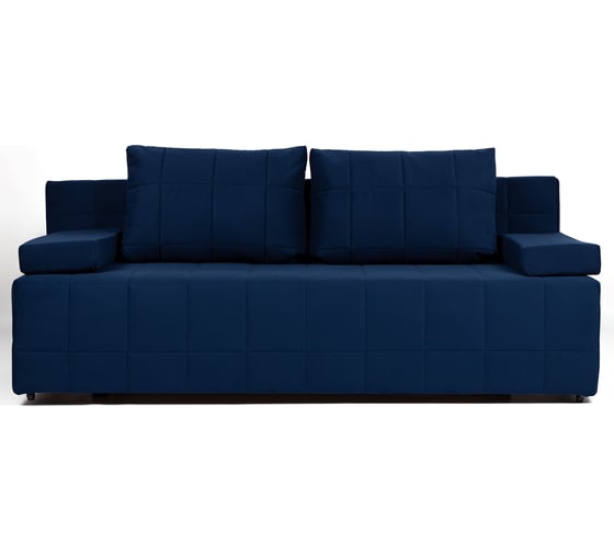 Изображение товара Диван-кровать Divan24 Вентура синий, механизм Еврокнижка, велюр 77400053