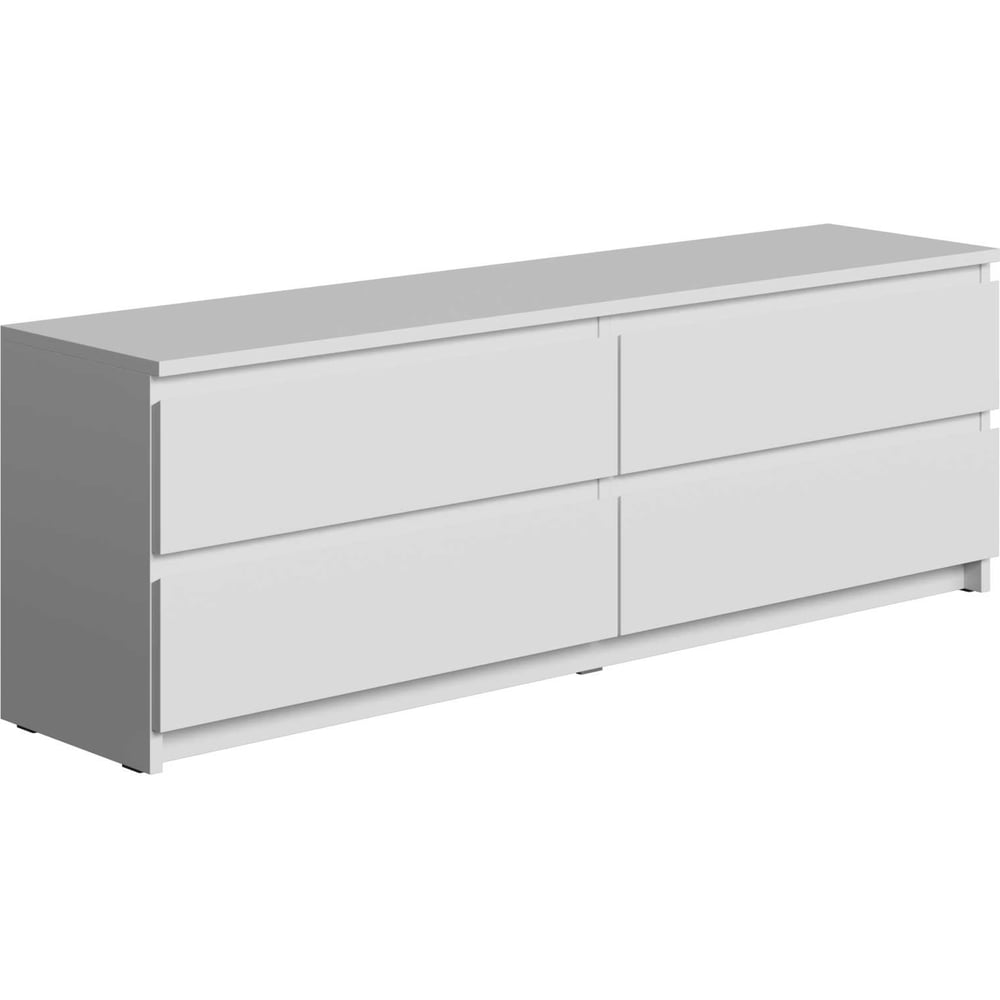 Изображение товара Комод Divan24 Хоста белый с 4 ящиками для прихожей и спальни