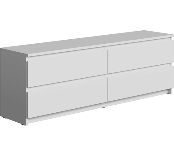 Изображение товара Комод Divan24 Хоста с ящиками белый для одежды в прихожую под телевизор 77400152