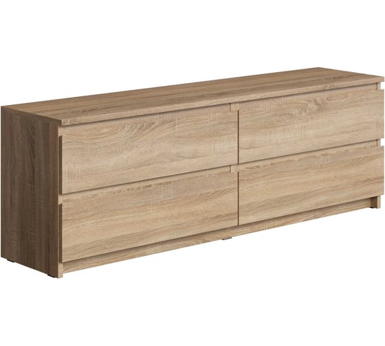 Изображение товара Комод Divan24 Хоста с ящиками дуб сонома для одежды в прихожую под телевизор 77400153