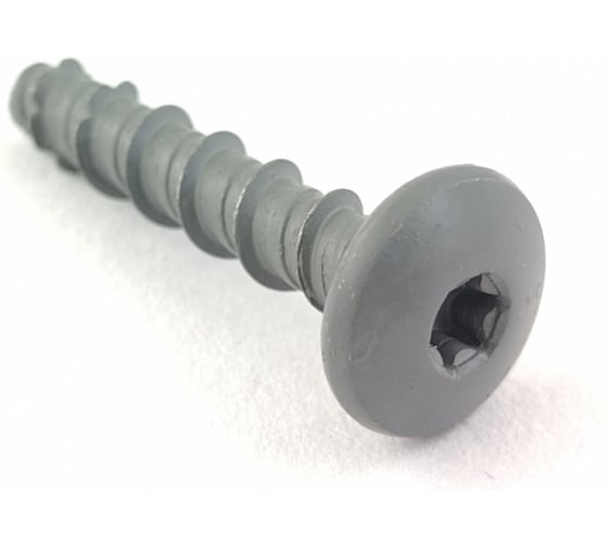 Изображение товара Анкер-шуруп по бетону Rusconnect CTB 6x40 100 шт. с полукруглой головкой RUSPERT 2 серые 740604