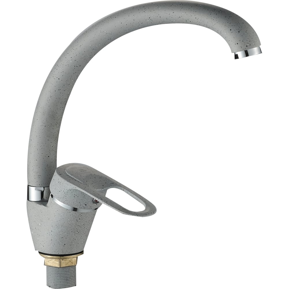 Изображение товара Смеситель для кухни Gota Rocio Granada шар. с высоким изливом, креп.гайка цвет светло-серый, G282455 d40 282455-GOTA