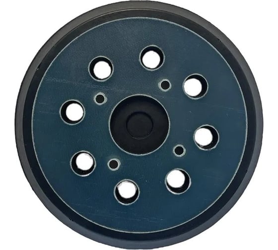 Изображение товара Комплект из опорных тарелок 125 мм, 8 отверстий, 4 винта для шлифмашин, 10 шт PD-125-8-4BB-10