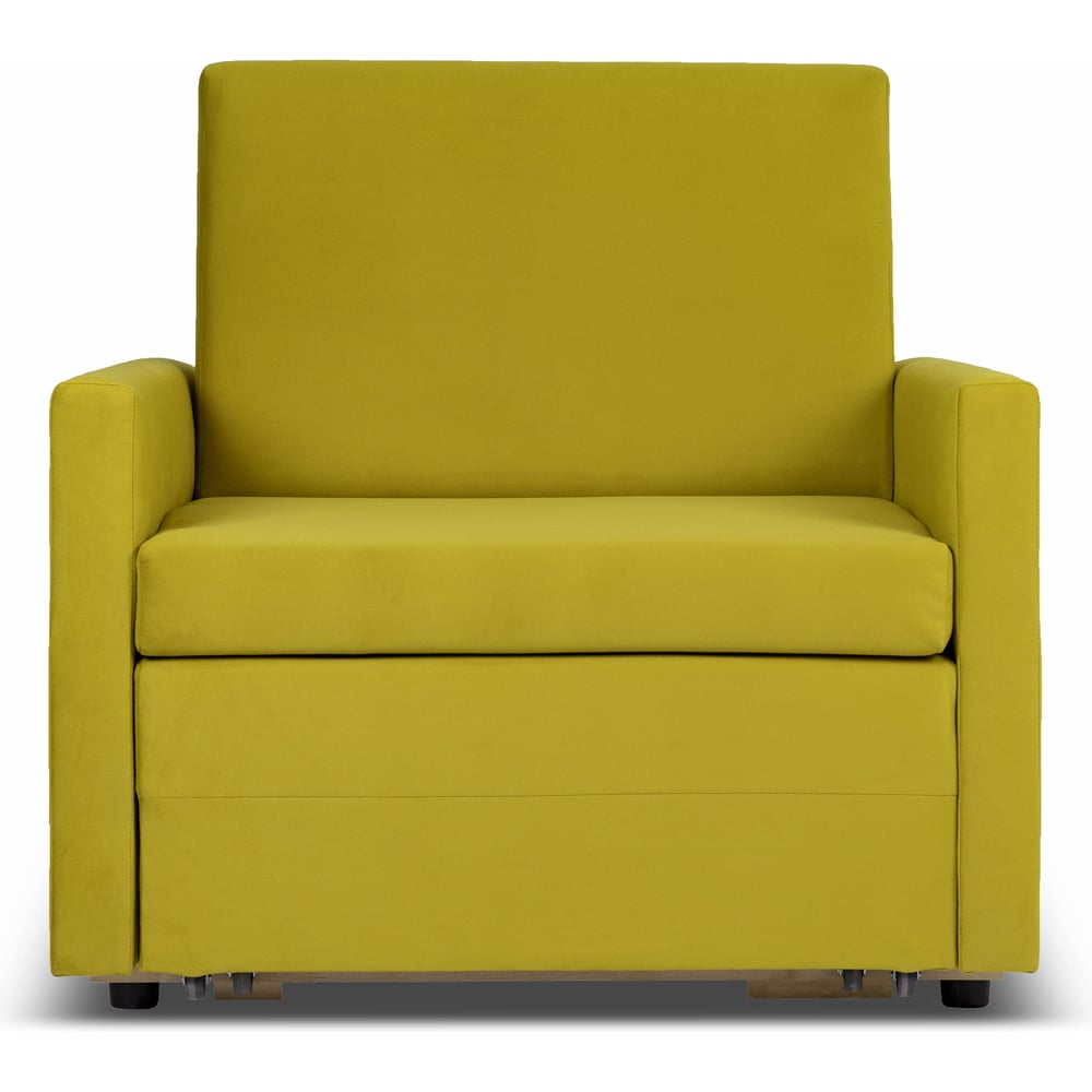 Изображение товара Кресло-кровать Divan24 Виктория раскладное желтое современное