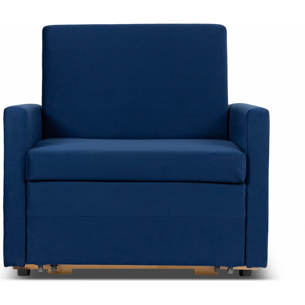 Изображение товара Кресло-кровать Divan24 Виктория раскладное синий, современный дизайн