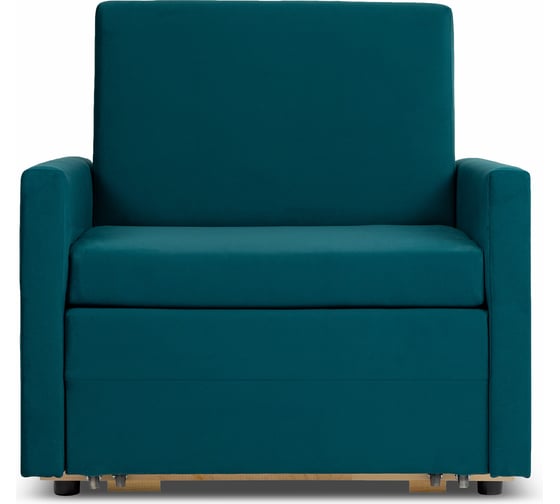 Изображение товара Кресло-кровать Divan24 Виктория раскладное для дома, зеленое 77000295