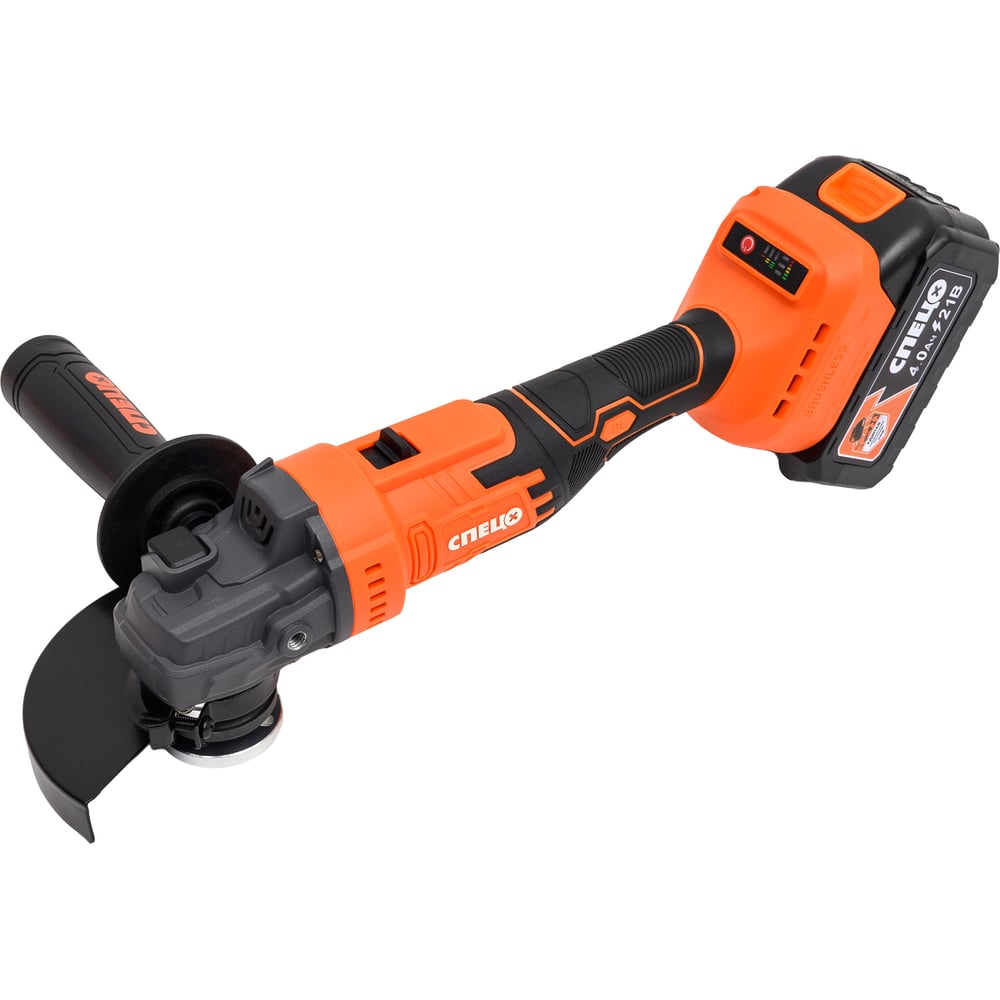 Изображение товара Шлифмашина угловая аккумуляторная СПЕЦ БШУ-21-Б 125мм 21В