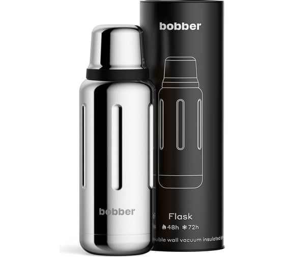 Изображение товара Термос для напитков BOBBER Flask-1000 1 л, с наливными каналами Glossy swg
