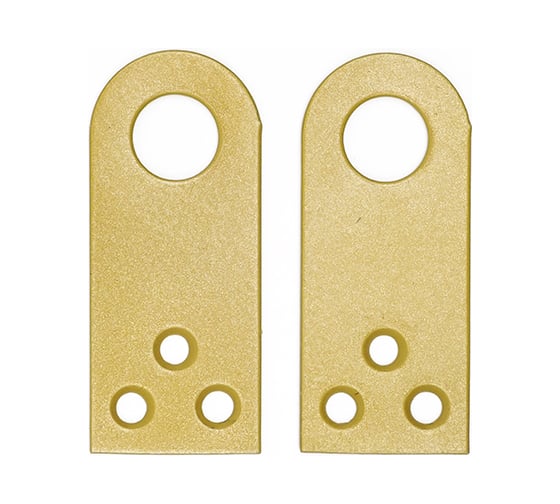 Изображение товара Проушина Трибатрон малая 30x70 золотой металлик 88363