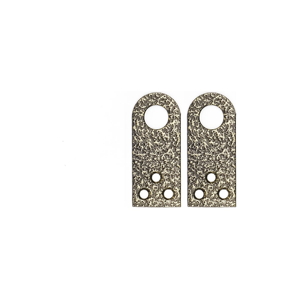 Изображение товара Проушина Трибатрон малая 30x70 бронзовый антик 2 шт металлический крепеж